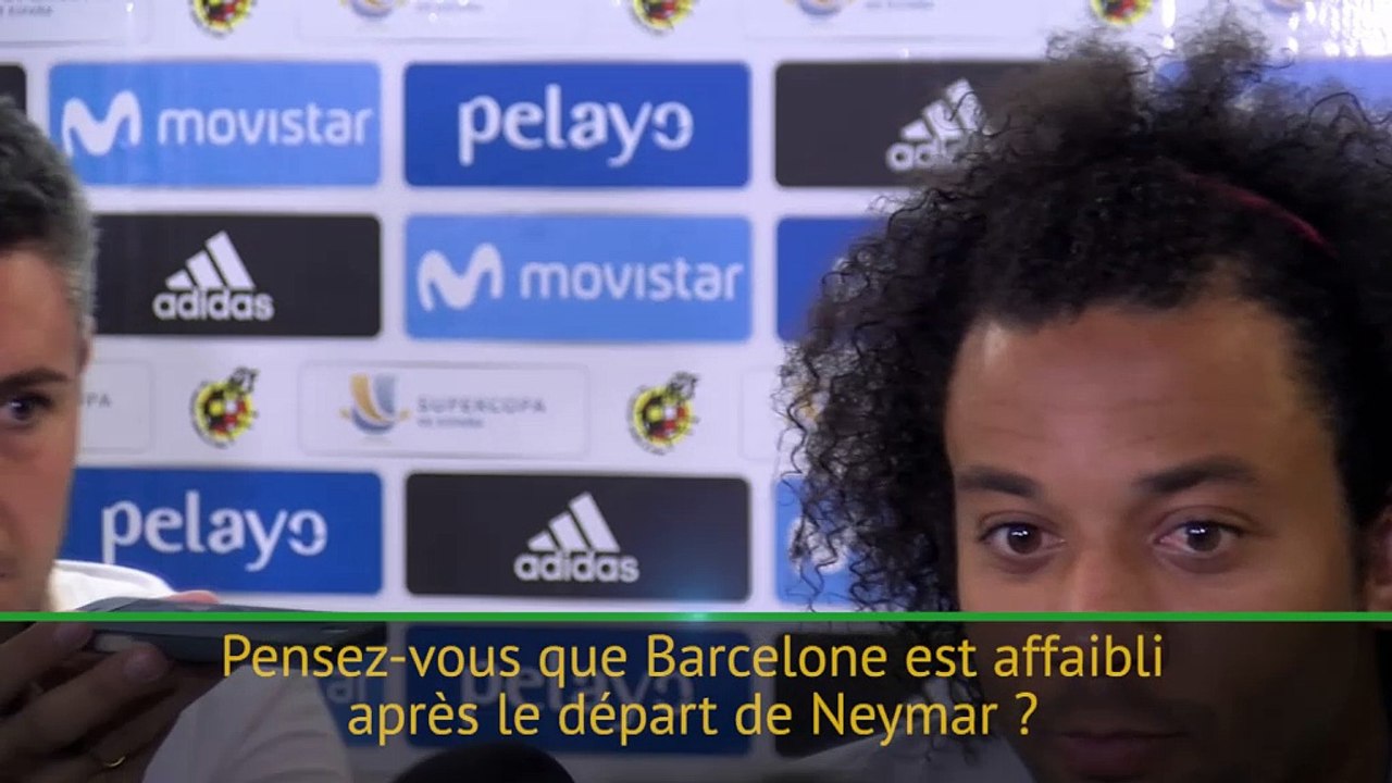 Supercoupe d'Espagne - Marcelo : "Barcelone n'est pas affaibli par le départ de Neymar"