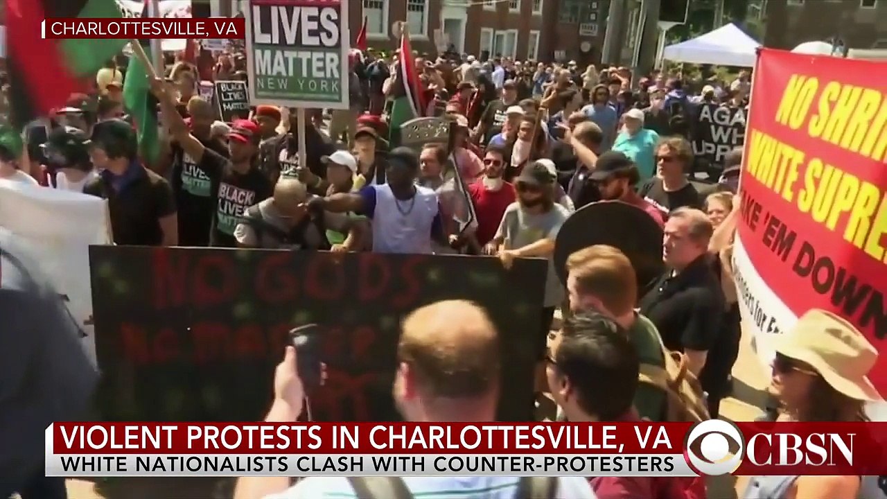 Protests in Charlottesville take a violent turn