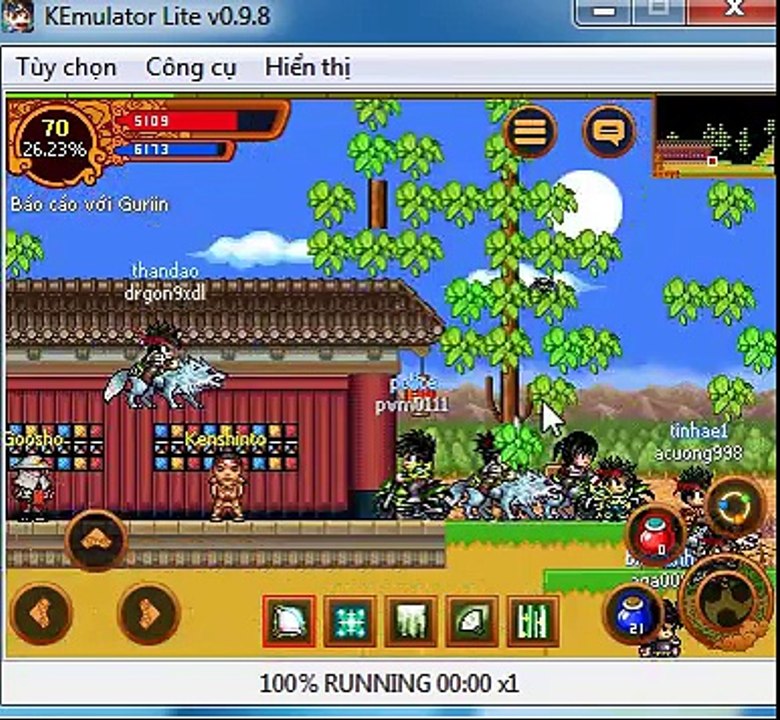 sử  dụng 7 viên ngọc rồng ninja school