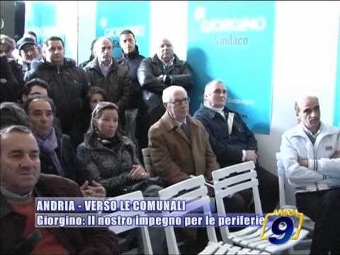 ANDRIA - COMUNALI 2010, Giorgino: il nostro impegno per le periferie