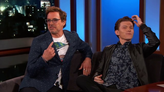 Robert Downey Jr. & Tom Holland on Spider Man: Homecoming
