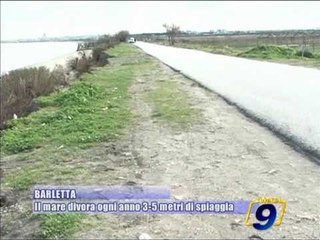 BARLETTA. Il mare divora ogni anno 3-5 metri di spiaggia