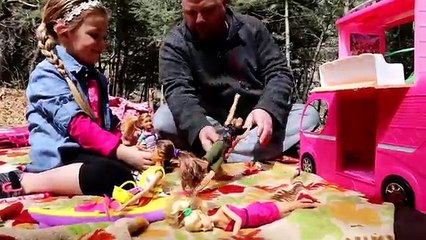 Camping with Barbie | Finalist #4 | #DadswhoplayBarbie Challenge | Barbie