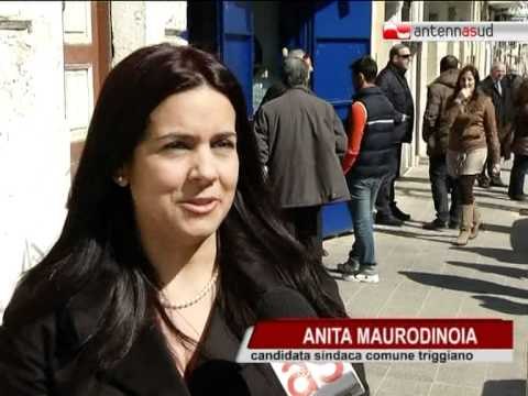 TG 12.03.11 Parola d'ordine, cambiamento : la sfida del candidato sindaco di Triggiano