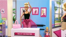 Chelsea Doll Learns About Being a Ballet Instructor | Barbie Careers | Barbie