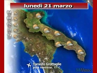 Previsioni del tempo, lunedì 21 marzo