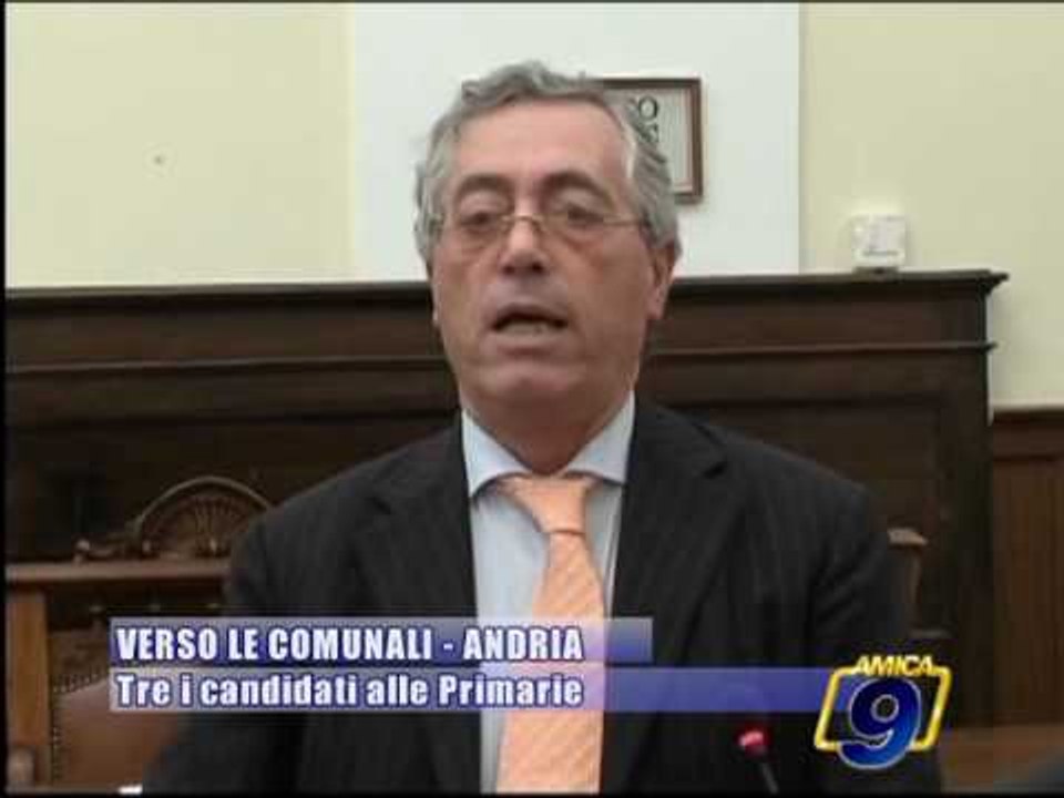ANDRIA - COMUNALI 2010, Tre i candidati alle Primarie (Nunzio Liso, Franco Piccolo, Emanuele Sgarra)