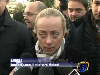 Download Video: ANDRIA. Incontro con il ministro Meloni