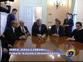 ANDRIA COMUNALI 2010. Primarie, la parola a Emanuele Sgarra