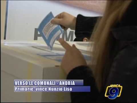 PRIMARIE ANDRIA. E' Nunzio Liso il candidato sindaco del centrosinistra