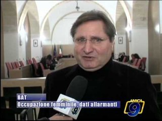 BAT. Occupazione femminile: dati allarmanti