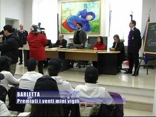 BARLETTA. Premiati i venti mini vigili