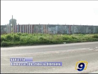 BARLETTA | Centrale a Biomasse, IDV sfiducia Dibitonto