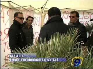 BARLETTA | Protesta ex interinali Bar.s.a Spa