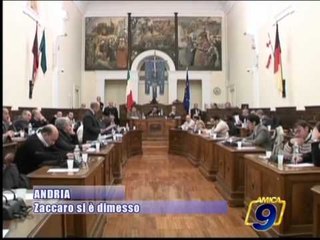ANDRIA | Zaccaro si e' dimesso