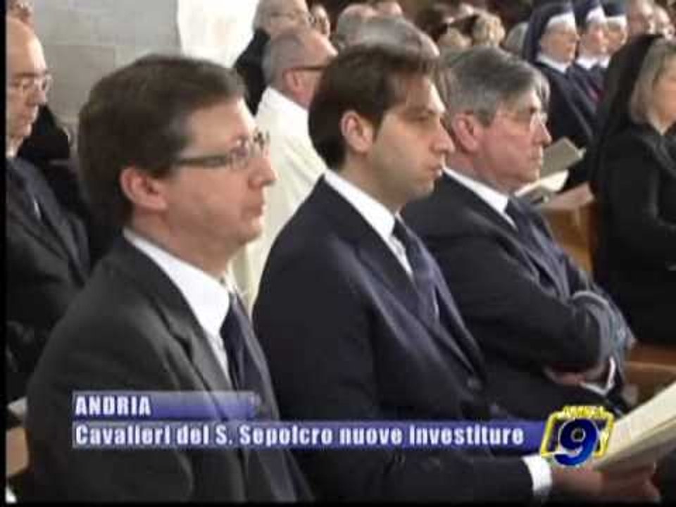 ANDRIA | Nuove investiture tra i Cavalieri del Santo Sepolcro