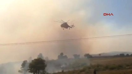 Kalamos'taki Yangın Hala Kontrol Altına Alınamadı