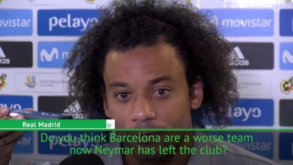 Barcelona not worse team without Neymar - Marcelo