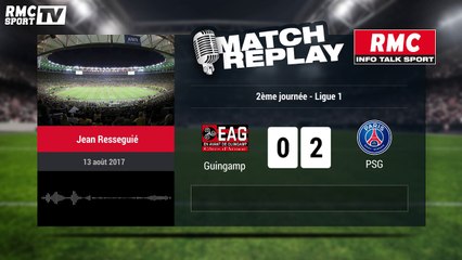 Guingamp-PSG (3-0): le Goal Replay avec le son RMC Sport