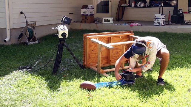 Over-inflating Footballs in Super Slow Motion - The Slow Mo Guys