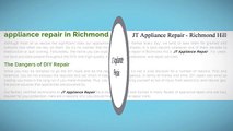 Appliance Repair In Richmond Hill - JT Appliance Repair (289) 809-0351