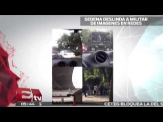 Sedena niega participación de militares en disturbios del 20 de noviembre