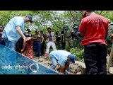 31 mil restos de cadáveres humanos en fosa clandestina en Nuevo León