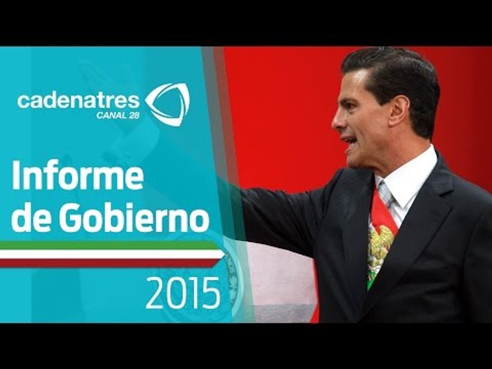 Peña Nieto lanza mensaje a la Nación en su Tercer Informe de Gobierno