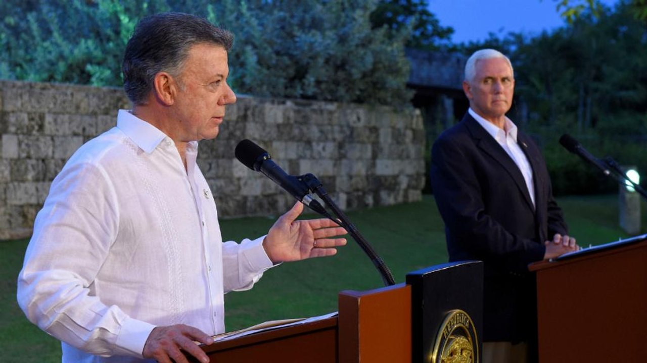 Venezuela-Krise: Pence mildert Trumps Drohung ab