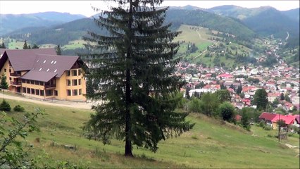 Orasul Campulung Moldovenesc vazut de pe Runc