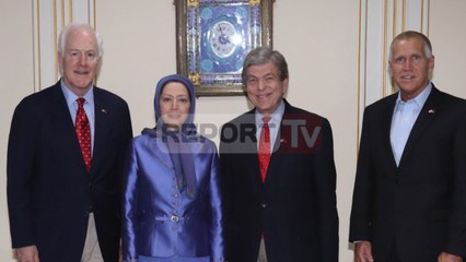 Report TV - Senatorët e SHBA takim me muxhahedinët në Tiranë