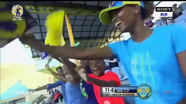 CPL 2017 Highlights - Match 12 - St Lucia Stars vs Guyana Amazon Warriors - CPL T20 2017 -