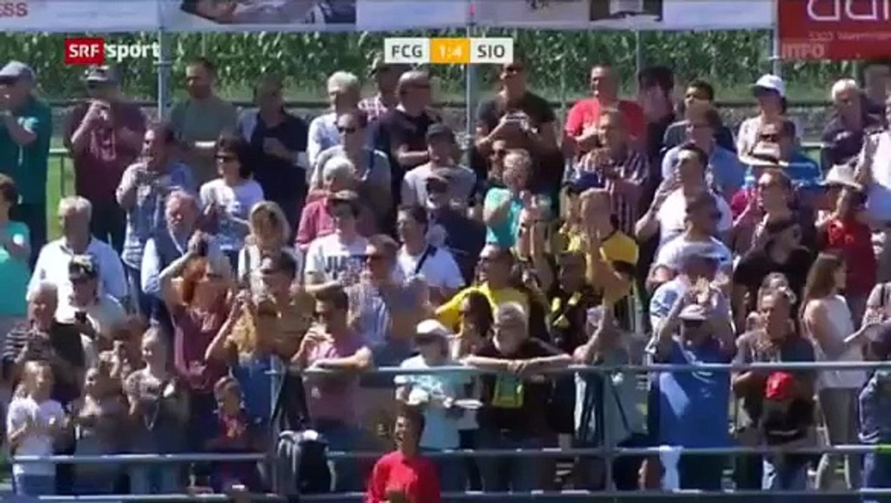 Granichen 1:9 Sion (Swiss Cup 13 August 2017)