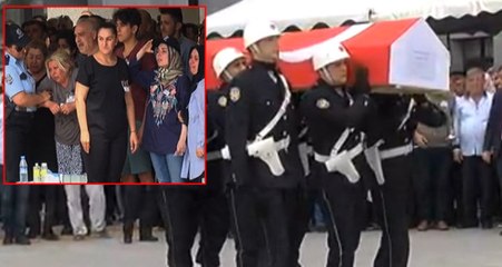 İstanbul Şehidine Veda! Törende Nişanlısı, Annesi ve Babası Ayakta Zor Durdu