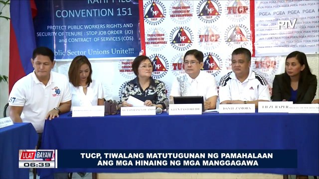 TUCP, tiwalang matutugunan ng pamahalaan ang mga hinaing ng mga manggagawa