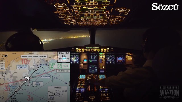 En net kokpit görüntüleri Nice uçağında çekildi