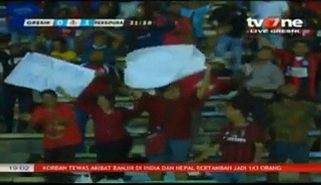 0-1 Yohanes Pahabol Amazing Goal Indonesia Liga 1 - 14.08.2017 Gresik United 0-1 Persipura Jayapura