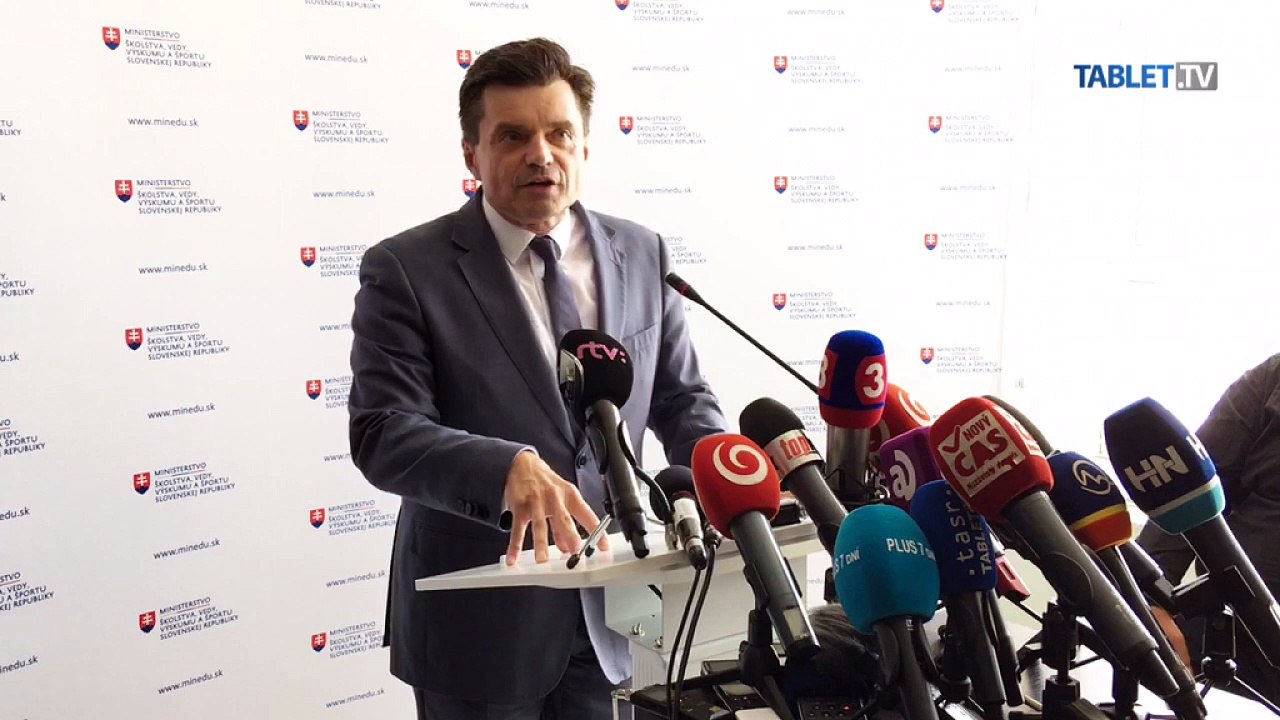 ZÁZNAM: Čerpanie eurofondov na ministerstve školstva
