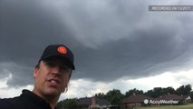 Extreme Meteorologist Reed Timmer storm chasing in Texas