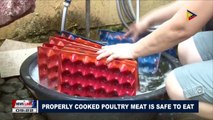 Properly cooked poultry meat is safe to eat - Piñol