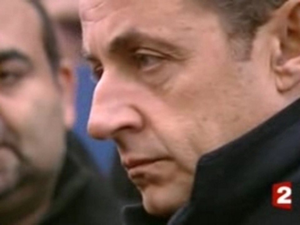 NICOLAS SARKOZY rencontre les cheminots a seine denis