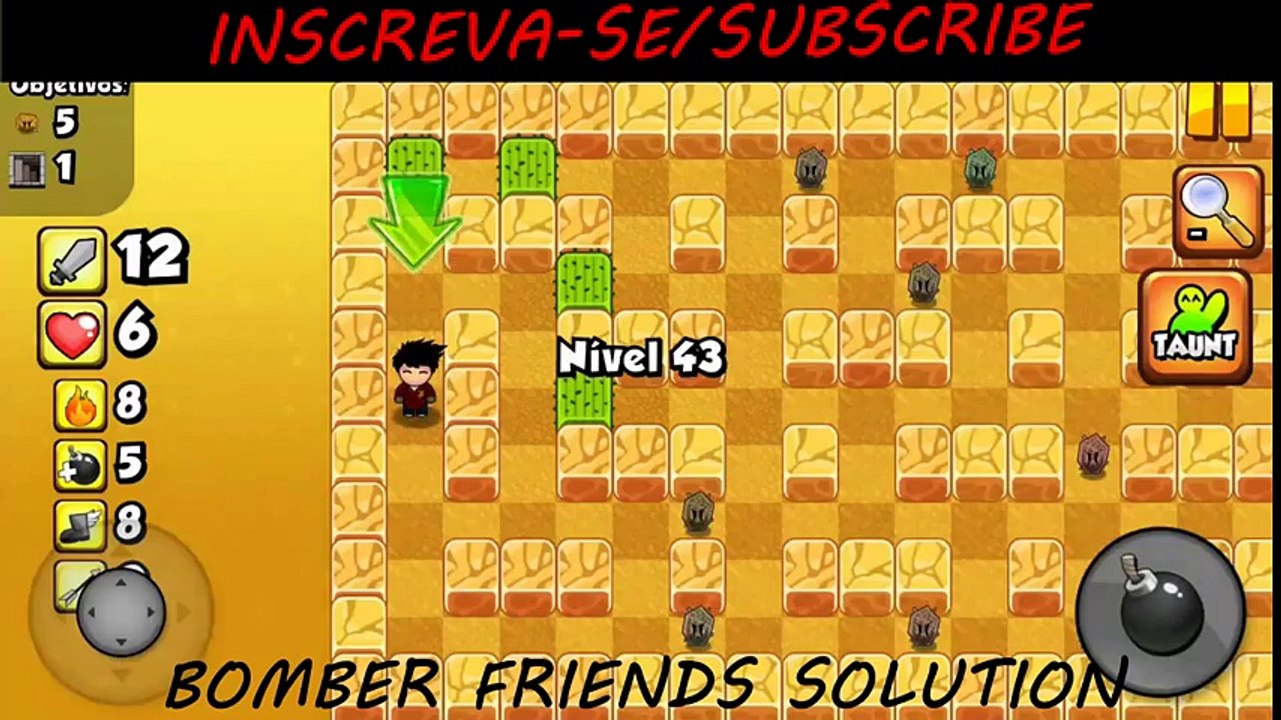 Bomber Friends Level 43  Nível 43  Fase 43 #BFS Solução