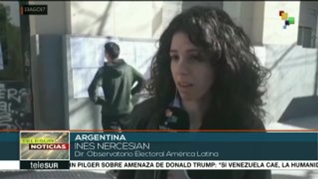 Corrobora observadora la normalidad en elecciones primarias argentinas