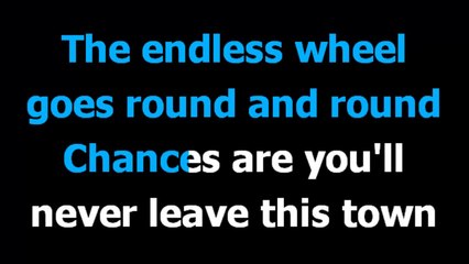 This town  - Elton John  - Karaoke -  Lyrics
