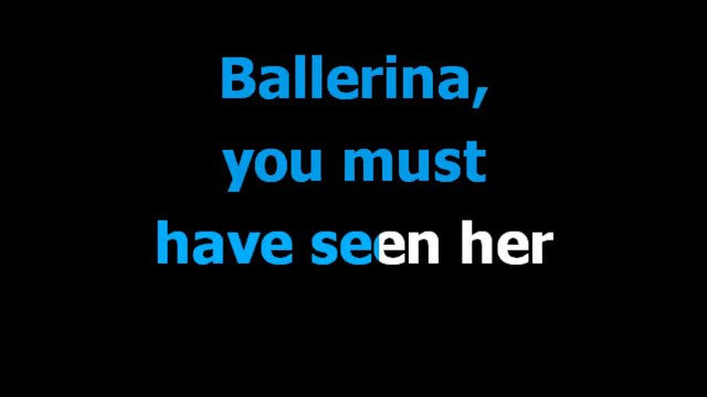 Tiny dancer - Elton John - Karaoke - Lyrics