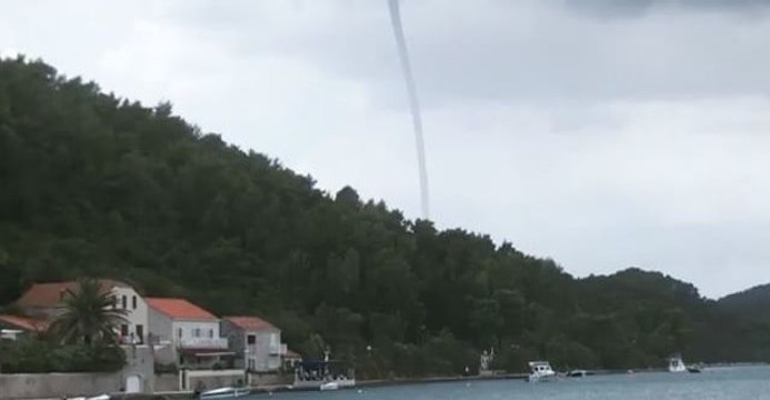 Extreme Weather Hits Croatia's Elaphiti Islands