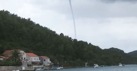 Extreme Weather Hits Croatia's Elaphiti Islands