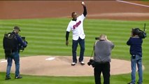 VIDEO: Kenny Lofton throws out first pitch at World Series Game 1