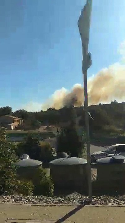 Feu à Ginasservis