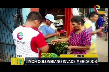 Limones colombianos invaden mercados de Tumbes